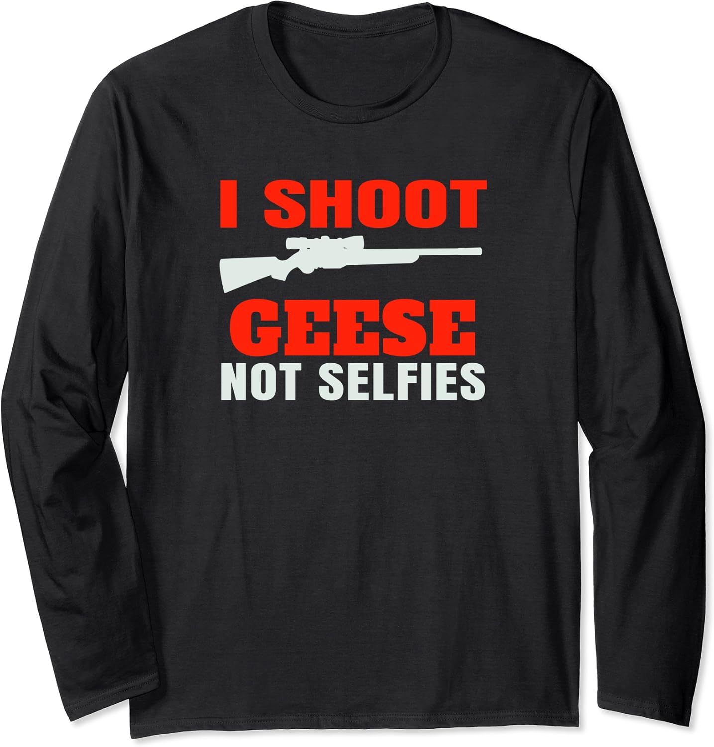 Goose Hunting Long Sleeve TShirt Clothing, Shoes & Jewelry